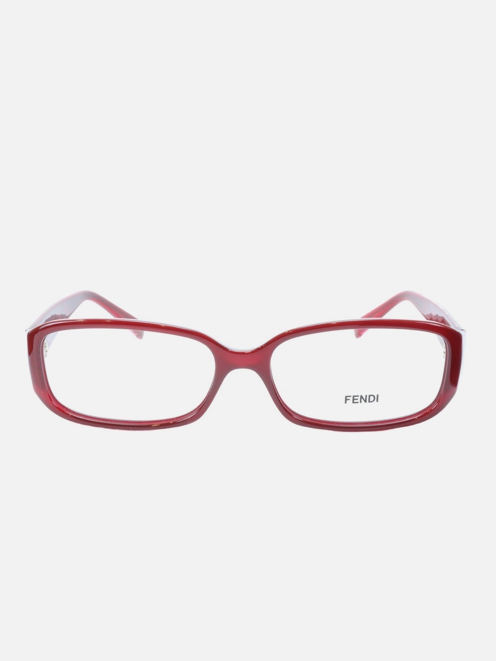 FENDI Eyeglasses Frame F983 (604) Women Acetate Red Italy Made 53-15-130,